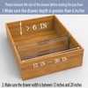 SPEREELER 5 Pack 6" High Adjustable Drawer Dividers for Clothes,Expandable