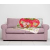 Strawberry Shortcake Berry Playhouse Plush Travel Throw Blanket - Measures