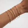 MIDEEO Gold Bracelets for Women,14K Gold Plated Stack Set Trendy