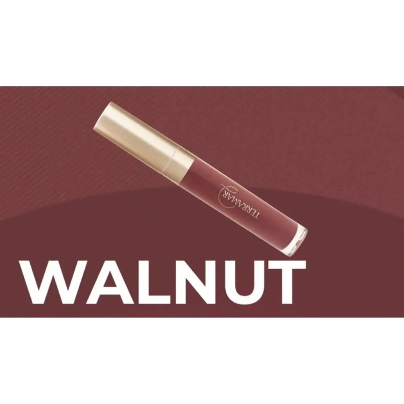 Labial Líquido De Larga Duración Mate Terramar Walnut