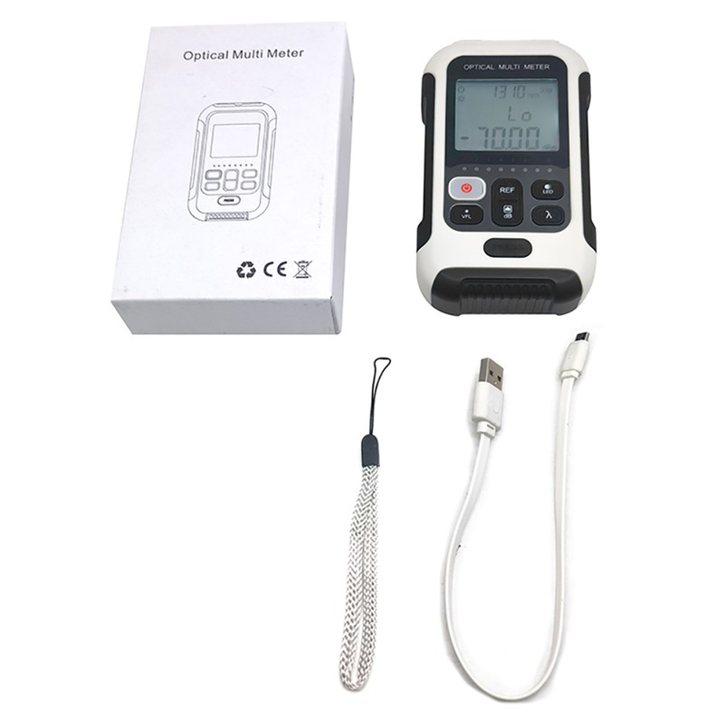 Handheld Optical Multimeter High Accuracy Rechargeable Optical Power Meter Fiber