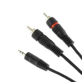 DS18 DS-MP3DUALRCA-6 3.5-Inch MP3 to DUAL RCA 6-Feet Cable