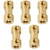 MORFUM 5PCS 3.17mm to 4mm Shaft Coupling Motor Connector Bore