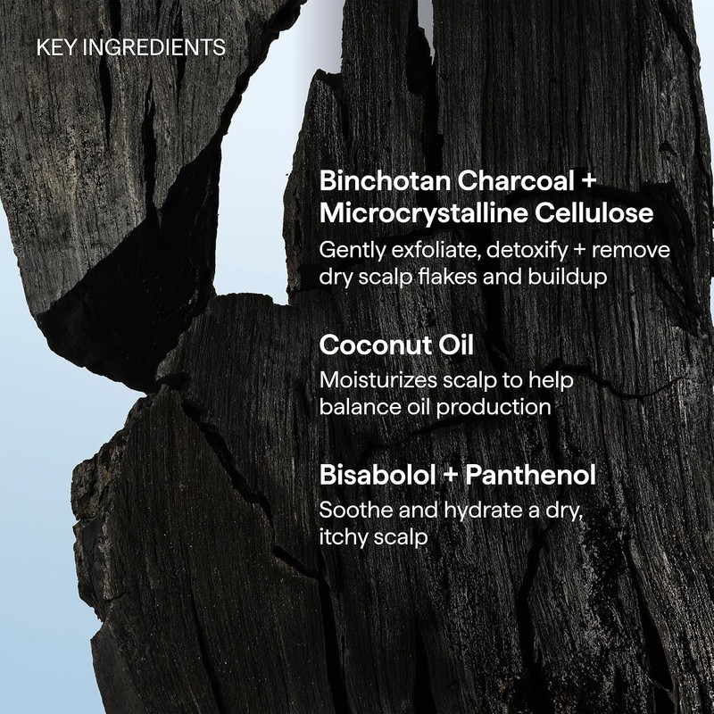 Briogeo- Champú microexfoliante con aceite de coco y carbón Scalp