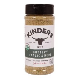 Kinder's Premium Quality Organic Rub and Seasoning - Buttery Garlic & Herb, 11oz