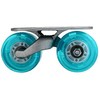 JINCAO Drift Plate Skates, Blue Portable Roller Road Skate, Aluminum