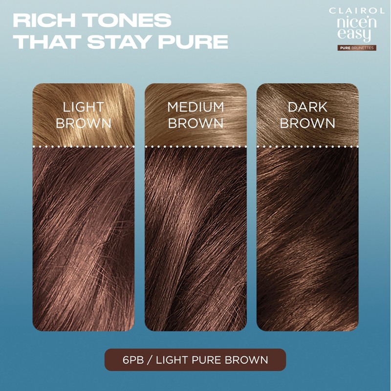 Clairol Nice n’ Easy Pure Brunettes Hair Colour | Pure