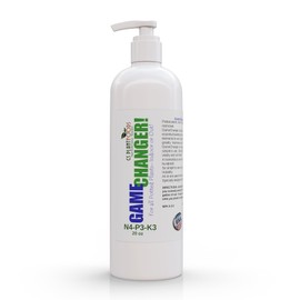 GS Plant Foods Game Changer All-Purpose Essentials - 100% Plant-Based Organic Fertilizer for Indoor or Outdoor Container Grown Plants, NPK 4-3-3, Liquid Formula for Houseplants, 20 Ounces