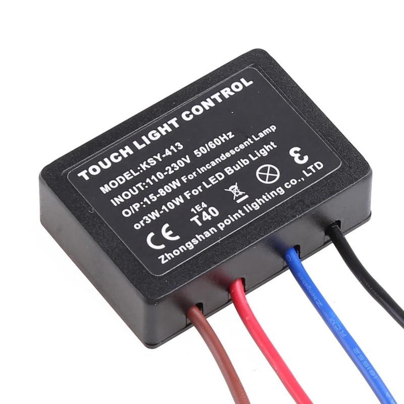 2Pcs Touch Lamp Control Module, Touch Lamp Sensor Replacement Kit,