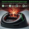 Electric Muscle Roller with Hands-Free Dock, Rolling Massager