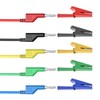 Cleqee 1000V 19A 4mm Stackable Banana Plug Test Lead Set