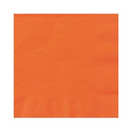 Orange Party Napkins, 20ct