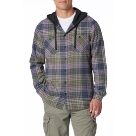 UNIONBAY Men's Classic Flannel Hoodie, Monocle