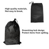 10PCS Nylon Mesh Drawstring Bag With Cord Lock, 8 x