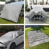 EEATUZTL Tarps Heavy Duty Waterproof, 12 Mil Thick UV Resistant