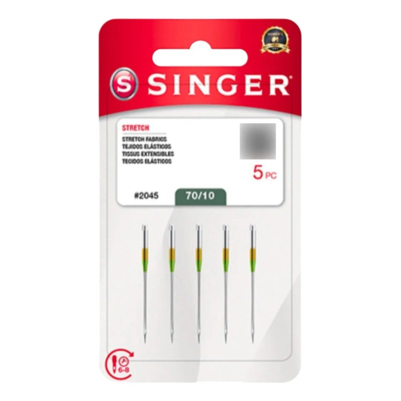 Aguja Singer Maquinas De Coser Casera 5 Tarjetas