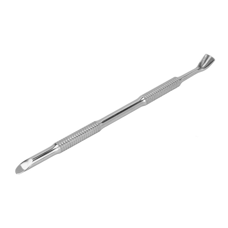 Cuticle Pusher Dual Sided Stainless Steel Slip Resistant Manicure Pedicure