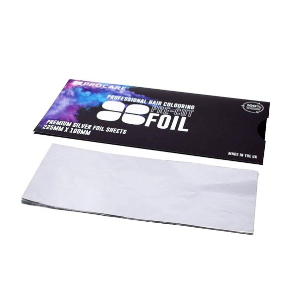 Procare Premium Hair Foil Strips For Highlighting & Conditioning - 225mm x 100mm - by Pro Care