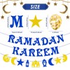 AhfuLife Ramadan Decorations for Home, Ramadan Kareem Banner Bunting with
