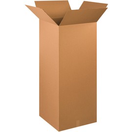 TAPE LOGIC 20x20x48 Tall Corrugated Boxes, Tall, 20L x 20W x 48H, Pack of 10 | Shipping, Packaging, Moving, Storage Box for Home or Business, Strong Wholesale Bulk Boxes