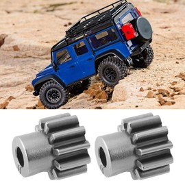 OTOTEC 2pcs 11T 0.8/32 Pitch Pinion Gear with Screw Compatible with Traxxa-s TRX4 TRX-4 TRX-6 Compatible with Slash 4x4 Compatible with Stampede 4x4