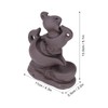 Insence Waterwall Antique Purple Sand Auspicious Cloud Teapot Backflow Sandalwood