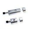 Square Door Latch | Small Auxiliary Lock | Front Door Security Bolt Small - 1 Piece 10ea