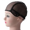 PRETYZOOM Wig Mesh Hat Adjustable Black Wig Cap for Comfortable
