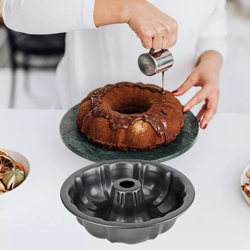 Clicmania Molde De Rosca Antiadherente Para Hornear Pan Gelatina