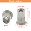 Cionyce 50 Pcs #10-32 UNC Rivet Nuts - Aluminium Alloy