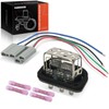 A-Premium HVAC Blower Motor Resistor with Wire Harness Kit Compatible
