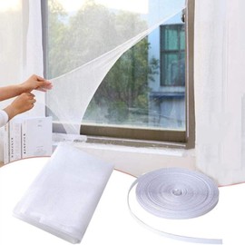 CICINIO 簡易網戸, 窓用防虫網, DIYネット, 130×150cm/150×200cm, 取り付け簡単, 通気性 (ホワイト150*200cm)