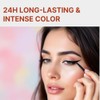 (Set of 2) Waterproof Glide Gel Eyeliner Pencil, Smudge-Proof, 24H