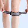 Pix Knee Brace JB03 Patella Protection Football Running Strap Dark Gray Two-Tone 2ea