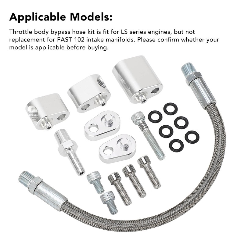 Coolant Crossover Hose Kit Rugged Stable Reliable Anti Aging Throttle