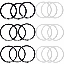 Lotatheta 18 pcs Bike Washer Bottom Bracket Crank Washer Gasket Spacer Bicycle Flywheel Hub Dia 24 29 30mm Thk 0.1 0.2 0.3 1 2 3mm