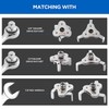 KZINO Oil Filter Removal Tool, Universal Oil Filter Wrench, Oil