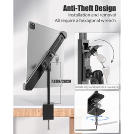 Wukanleng Anti Theft Tablet Kiosk Stand for 9"-14" Tablet