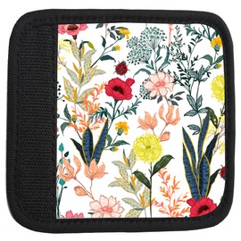 TPOAEL 2 Pack Luggage Handle Wrap Travel Tags - Set of Luggage Tags for Suitcases, Identifiers, Marker, and Handle Covers - Cruise Accessories and Travel Gifts（Beautiful Colorful Floral