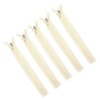 5 Pieces Nylon Invisible Zippers for Sewing 60cm Beige Nylon