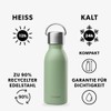 Qwetch - Water Bottle 350 ml Stainless Steel Lime Green