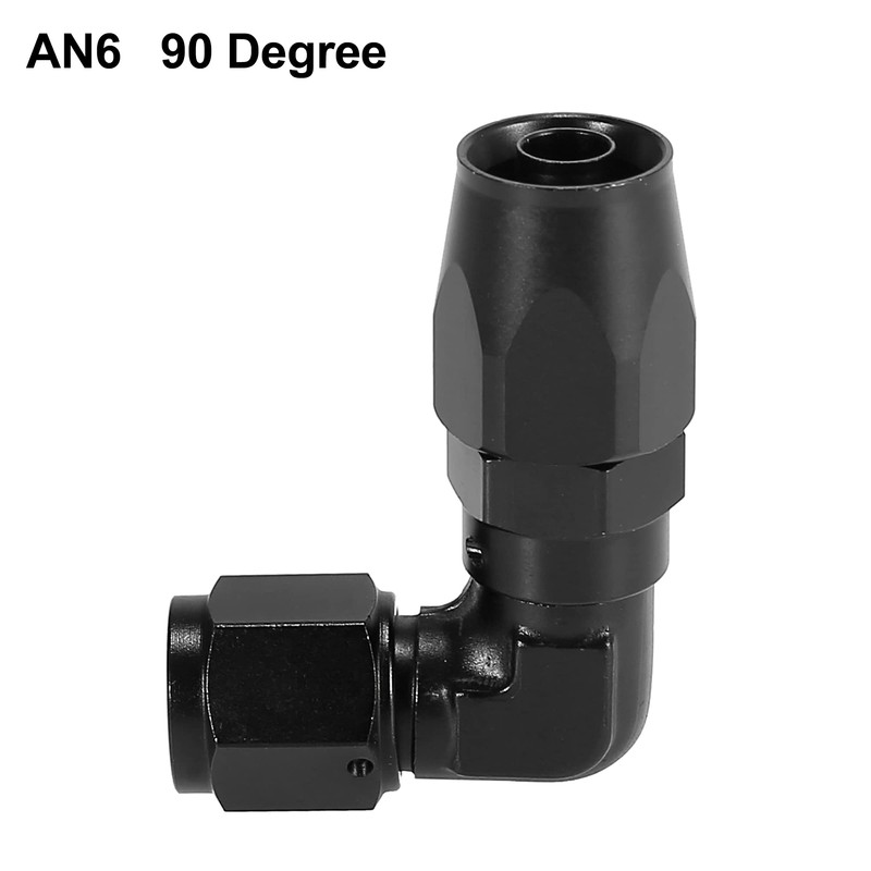 X AUTOHAUX AN6 90 Degree Swivel Coupler Fuel Line Car