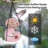 Outdoor Hanging Double-Layer Bird Feeder, Outdoor Hanging Bird Bathtub, Double-Layer