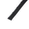 BNTECHGO 24 Gauge Silicone Ribbon Cable Flexible 6P Black 50