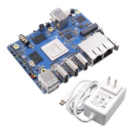 Orange Pi 5 Plus 16GB Rockchip RK3588 8 Core 64 Bit Single Board Computer, 2.4GHz Frequency Open Source Development Board Run Orange Pi OS, Android, Debian, Ubuntu (OPi 5 Plus 16G+5V4A TC Supply)