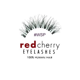 Red Cherry False Eyelashes #WSP Human Hair 6 Pairs