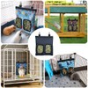 RIOUSSI Guinea Pig Hay Feeder, Hanging Rabbit Hay Feeder Bag