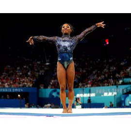Champion 8x10 Photo SIMONE BILES 2024 Paris Olympics Gymnastics World Champion Gold USA
