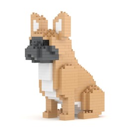 JEKCA French Bulldog Mini 01S | Mini Dog Plastic Building Blocks | Age 14+