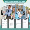 BTNEEU Smart Key Safe Wall Mounted Key Lock Box Outdoor